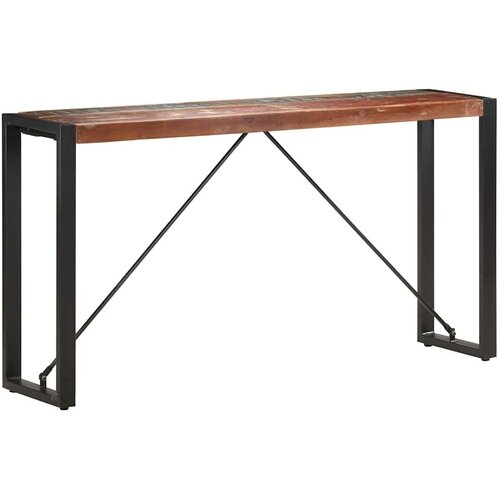  Konzolni stol 150 x 35 x 76 cm od masivnog obnovljenog drva - &amp;Scaron;areni 1 150 cm Slike