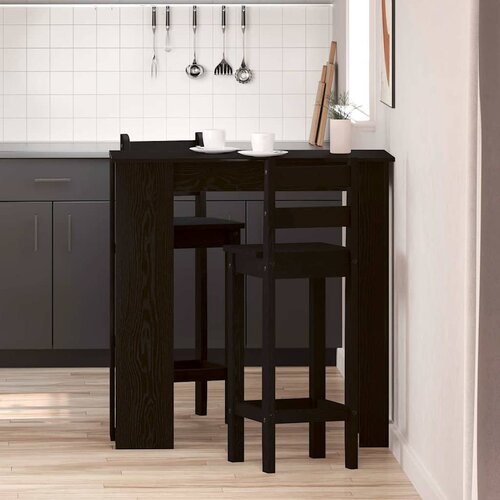  Stol za bar 102 x 50 x 103,5 cm Konstruirano drvo Crni hrast Slike