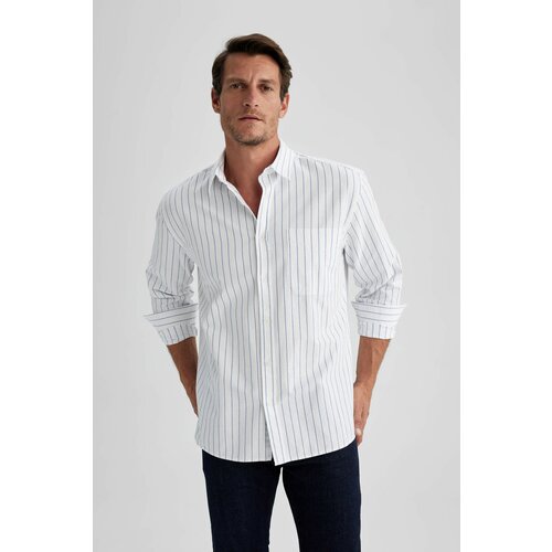 Defacto Relax Fit Striped Long Sleeve Shirt Cene