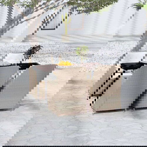  Vrtna jedilna garnitura 5-delna rjava, (20674351) Cene