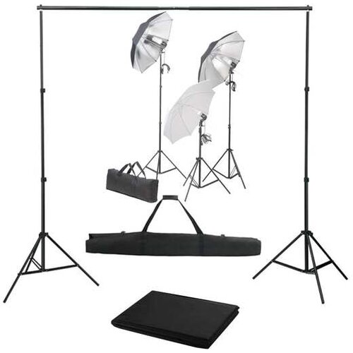  za fotografski studio sa setom svjetiljki i pozadinom Cene