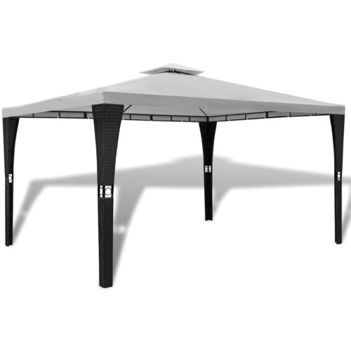 vidaXL Paviljon s streho 3x4 m kremno bel Cene