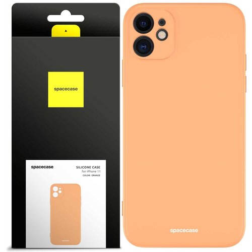 Spacecase SILIKONSKI OVITEK ZA IPHONE 11 ORANŽEN COMPACT, (21962338) Cene