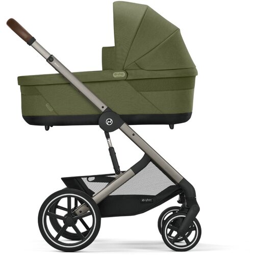 Cybex kolica Balios S Lux, Moss Green (taupe ram) Slike