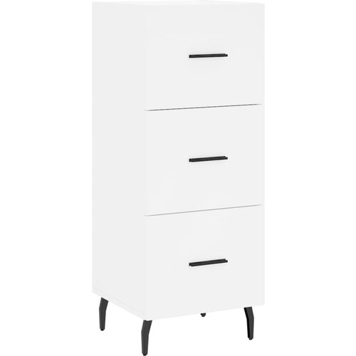 Maison Chic Komoda - Predalnik bela 34,5x34x90 cm inženirski les, (21716395) Cene