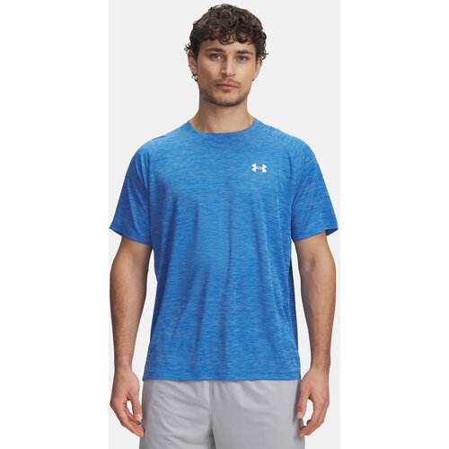 Under Armour Men's T-shirt UA Tech Textured SS-BLU - Men's Cene