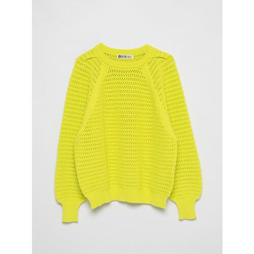 Big Star Woman's Sweater 161039 Lime Wool-300 Slike