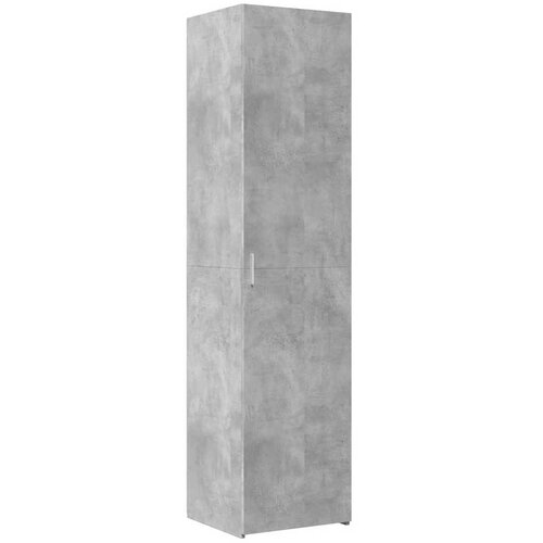  Visoka komoda siva betona 45x42,5x185 cm od konstruiranog drva Slike