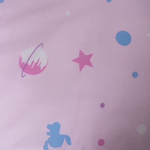 Jerry Fabrics Rožnata enojna bombažna otro&amp;scaron;ka posteljnina 140x200 cm Lilo a Stitch &amp;quot;Universe&amp;quot; &amp;ndash; Slike