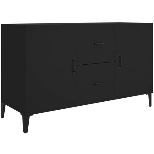 Maison Chic Komoda - Predalnik črno 100x36x60 cm inženirski les, (21715724) Slike