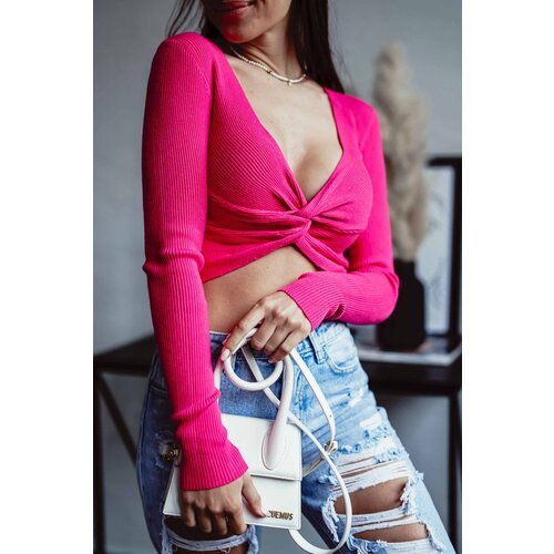 Beloved Candy crop top fuksija Cene
