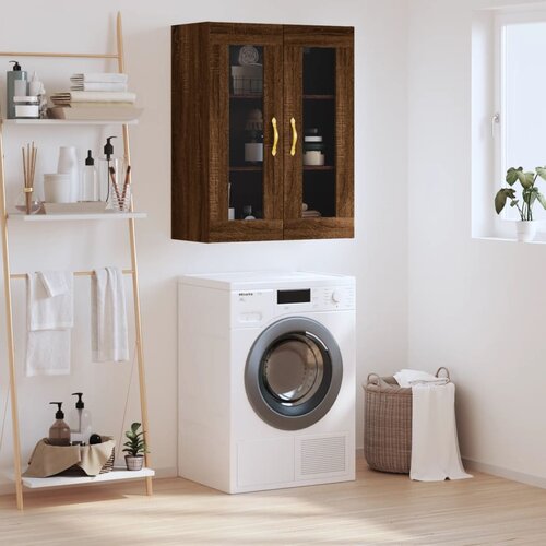 The Living Store Stenska omarica rjav hrast 69,5x34x90 cm - Stenska Omarica, (21435093) Cene
