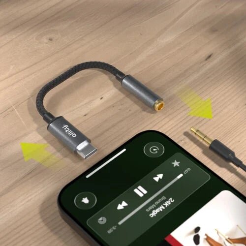 ALLITY adapter ABA-200 USB-C to 3.5mm jack SIVI Slike