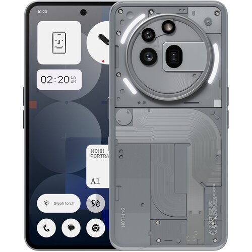NOTHING Ni&amp;scaron;ta telefon (3a) Pro 256GB sivo Slike