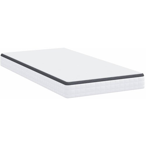  Madrac Bijela i siva 100 x 200 cm Bonell opruga Slike