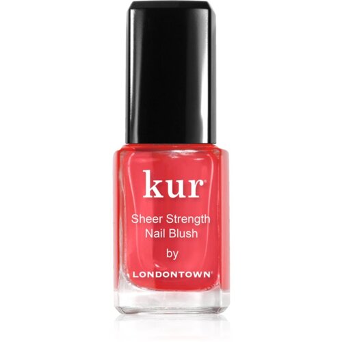 LONDONTOWN Kur Sheer Strength Nail Blush učvr&amp;scaron;ćujuća i posvjetljujuća tonirana njega za nokte nijansa Poppy 12 ml Slike