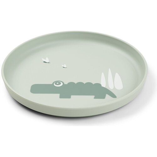 Done by Deer® otroški krožnik foodie croco green Cene