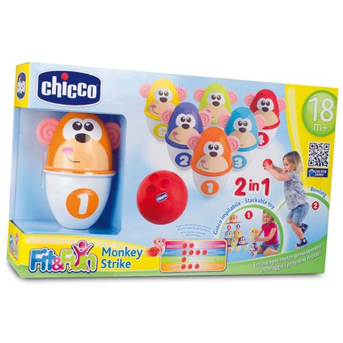 Chicco igračka set za kuglanje-majmunčići ( A011949 ) Cene