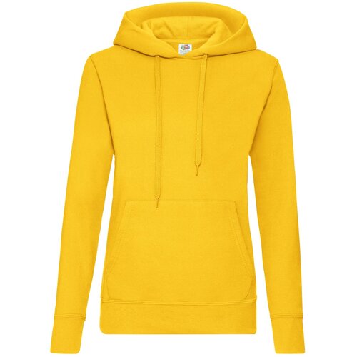 Fruit Of The Loom Żółta Błękitna bluza z kapturem Hooded Sweat Cene