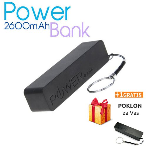 Power bank eksterna baterija za punjenje telefona 2600mah + jedan gratis Slike