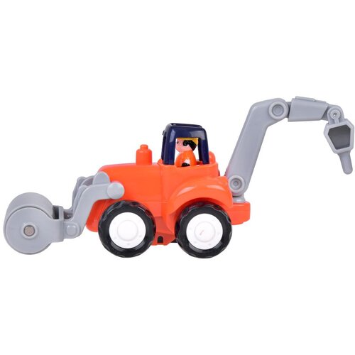  Građevinska igračka traktor s rolo prikolicom za bager za5423 Slike