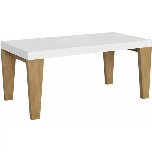 Itamoby   Spimbo Mix (90x180/284 cm) - bela, barva nog: hrast - raztegljiva jedilna miza, (20841739)