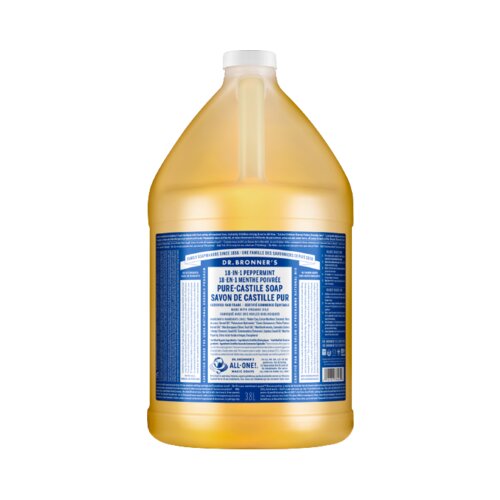 DR. BRONNER&amp;#039;S 18v1 naravno milo s poprovo meto - 3,80 l Slike