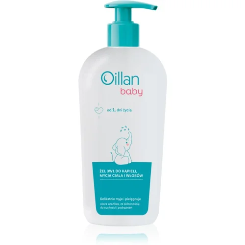 Oillan Baby Gentle Body Wash otroški gel za umivanje in šampon 3v1 750 ml