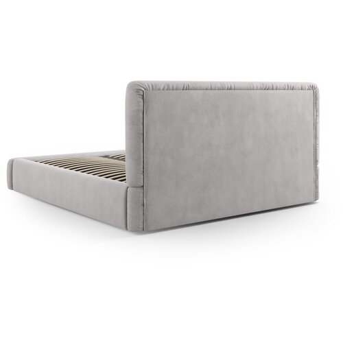 Cosmopolitan Design Svijetlo sivi tapecirani bračni krevet s prostorom za odlaganje s podnicom 180x200 cm Colonel &amp;ndash; Slike