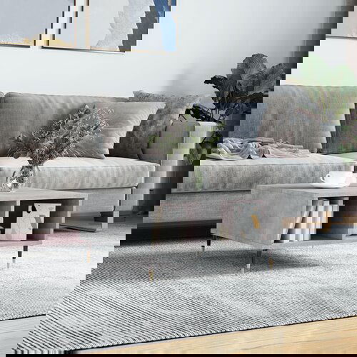 vidaXL Stolić za kavu siva boja betona 60x60x30 cm konstruirano drvo Cijene