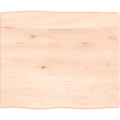 vidaXL Mizna plošča 60x50x2 cm neobdelana trdna hrastovina naraven rob Cene