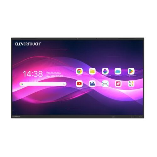 CleverTouch 86&amp;rdquo; IMPACT Lux Black Interactive Display Slike