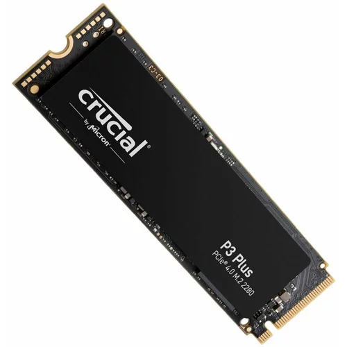Crucial SSD P3 Plus 500GB M.2 2280 PCIE Gen4.0 3D NAND, R/W: 4700/1900 MB/s, Storage Executive + Acronis SW included - CT500P3PSSD8