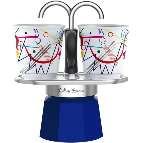 Bialetti Kavni aparat mini express set Kandinsky 2 skodelici, (5000527603) Slike