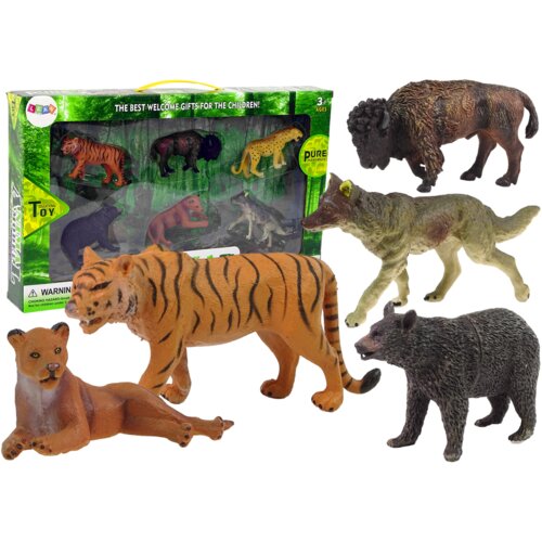  Set figurica &amp;scaron;umske životinje 6 kom. Slike