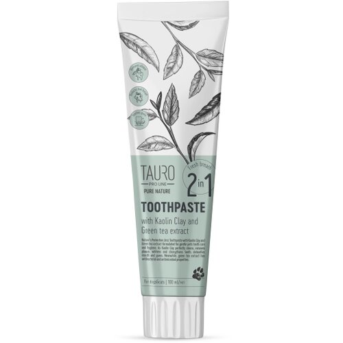 Tauro Pro Line Pasta za zube za pse Green Tea, 100ml Slike