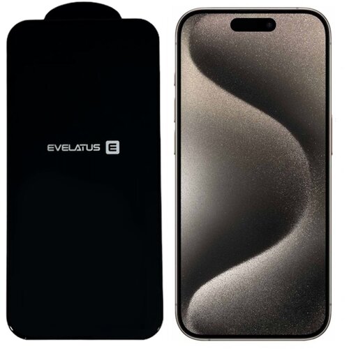 Evelatus Corning Gorilla Ultra 10x Super Strong 3D Glass za Apple iPhone 15 Pro Max črna, (21206416) Slike