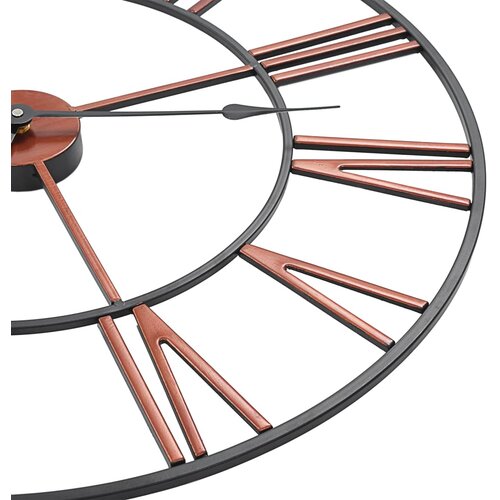  Zidni sat metalni 58 cm crveni Slike