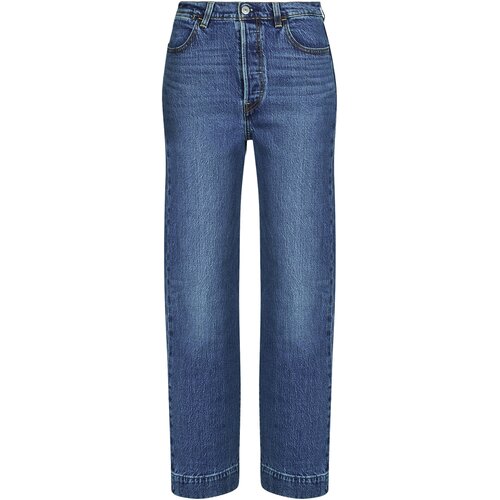 Levi&amp;#039;s Jeans straight RIBCAGE STR ANK TAILORED Modra Slike