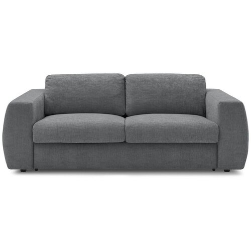 Bobochic Paris Tamno siva sofa za spavanje/sklopiva od šenila 220 cm Hugo – Cene