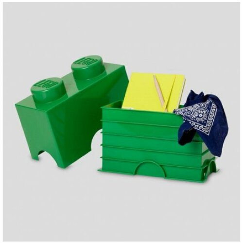 Lego kutija za odlaganje (2): tamno zelena Cene