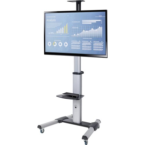 SpeaKa Professional PREM-LINE XL FS10S-46T TV stojalo na kolesih 94,0 cm (37'') - 177,8 cm (70'') možnost nagiba, vrtljivi, (20434569) Cene