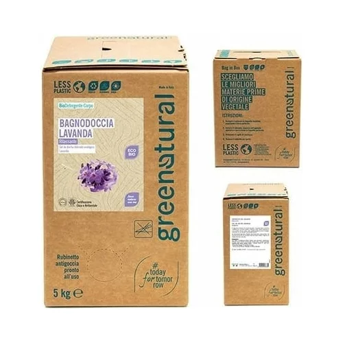 Greenatural gel za tuširanje - lavanda - 5 kg