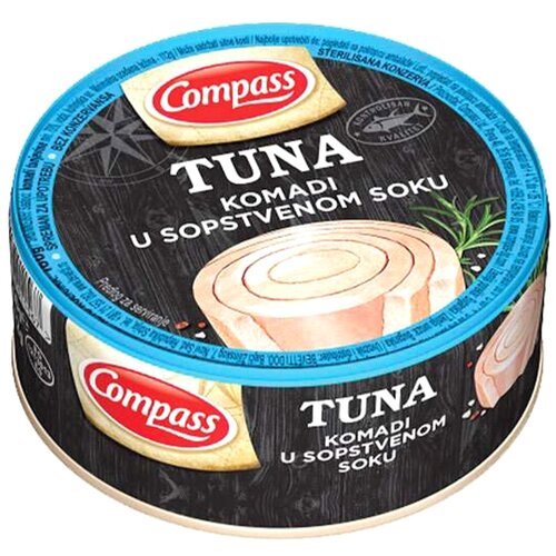 Compass tuna komadi u sopstvenom soku, 160g Slike