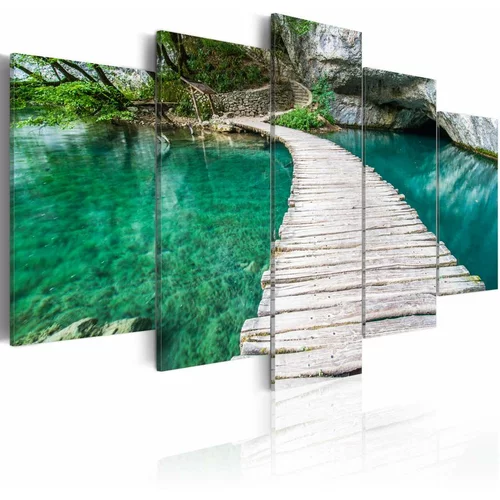  Slika - Turquoise lake 100x50
