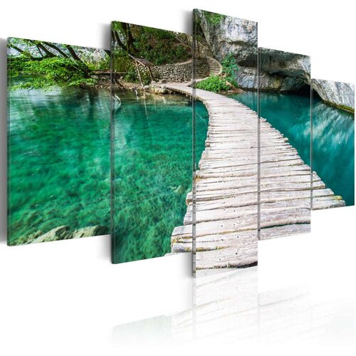 Slika - Turquoise lake 100x50 Slike