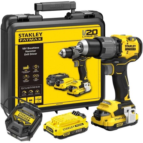 Stanley 18V V20 Premium Brezkrtacno ud z Kombinirano vijacenje akum., 18V, brezkrtacno, 2x2,0Ah Cene