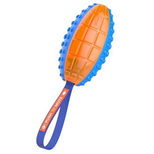 GiGwi igračka za pse Ragbi lopta plavo - oranž Slike