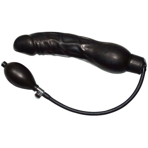 You2Toys - crni dildo s pumpicom od lateksa Slike