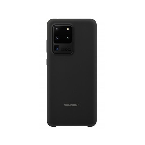 Samsung original silikonski ovitek ef-pg988tbe za galaxy s20 ultra g988 - črn Slike